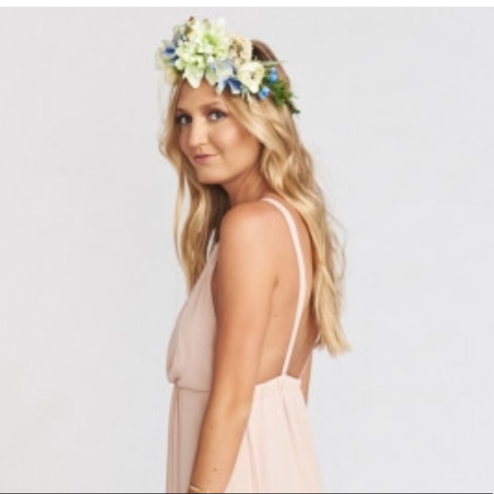 Show Me Your MuMu Amanda Maxi Dress in Dusty Blush